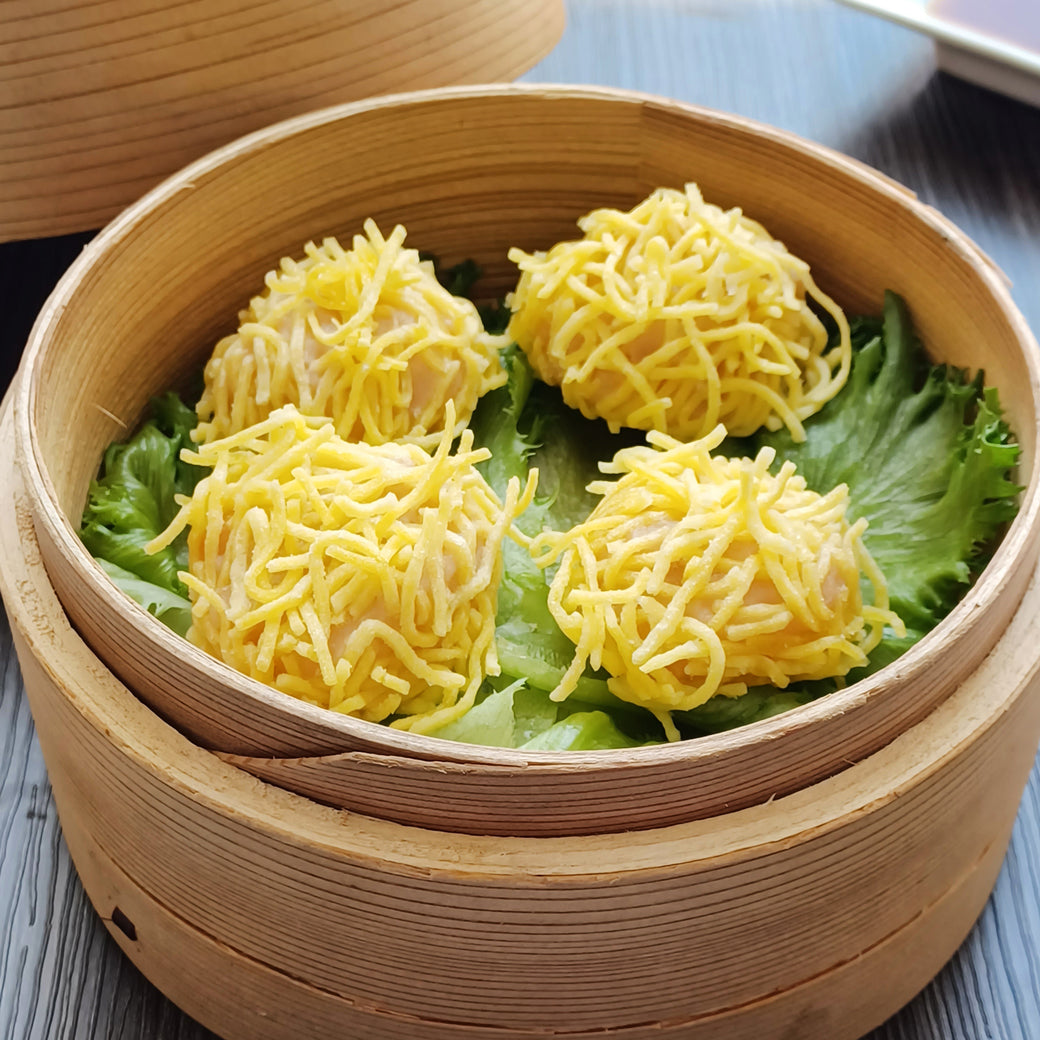 錦糸玉子包みのせいろ蒸し