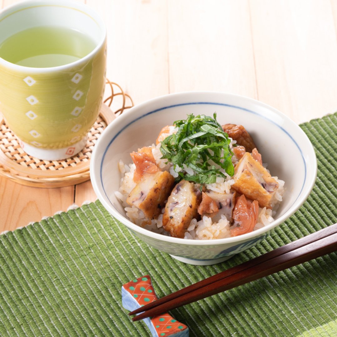 しなやかスティック たことしょうがの梅ごはん