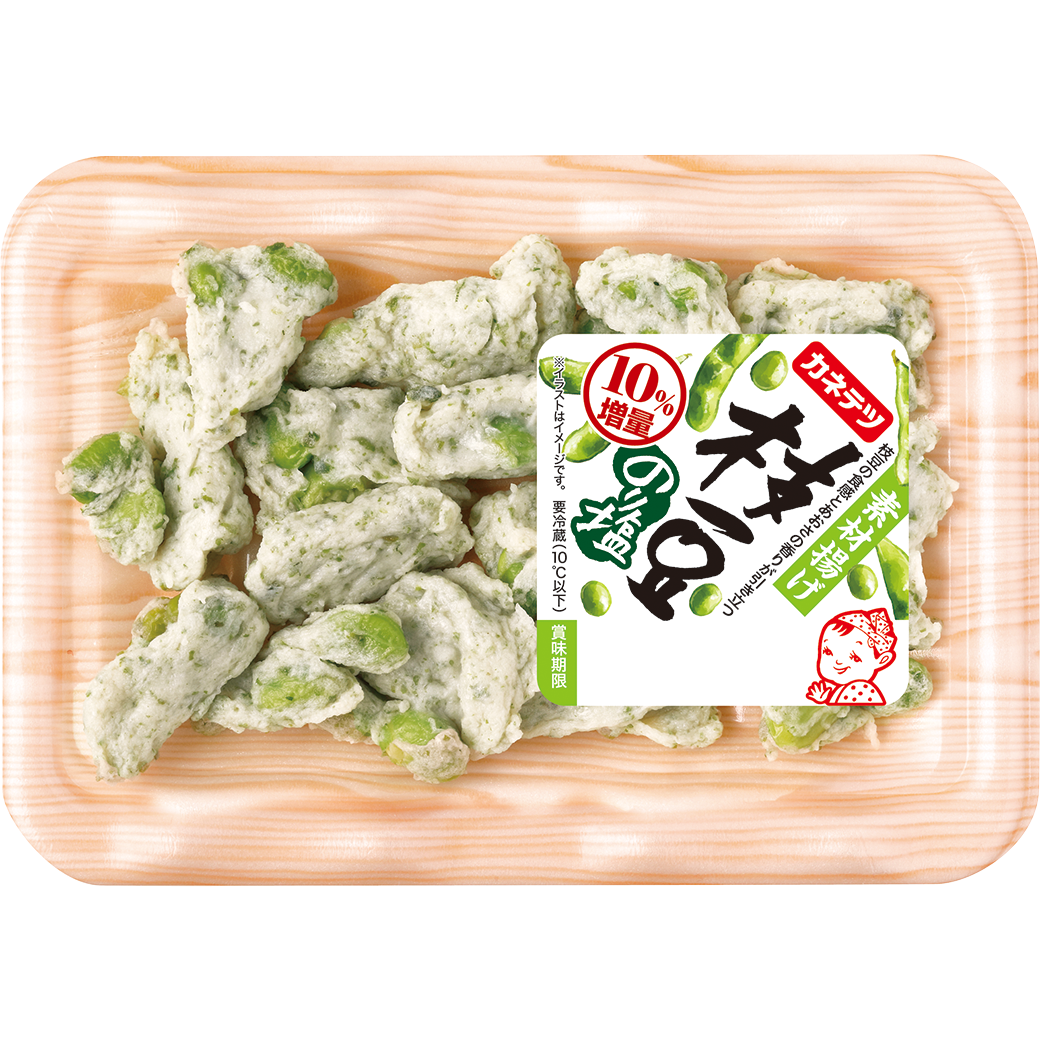 素材揚げ　のり塩枝豆　増量