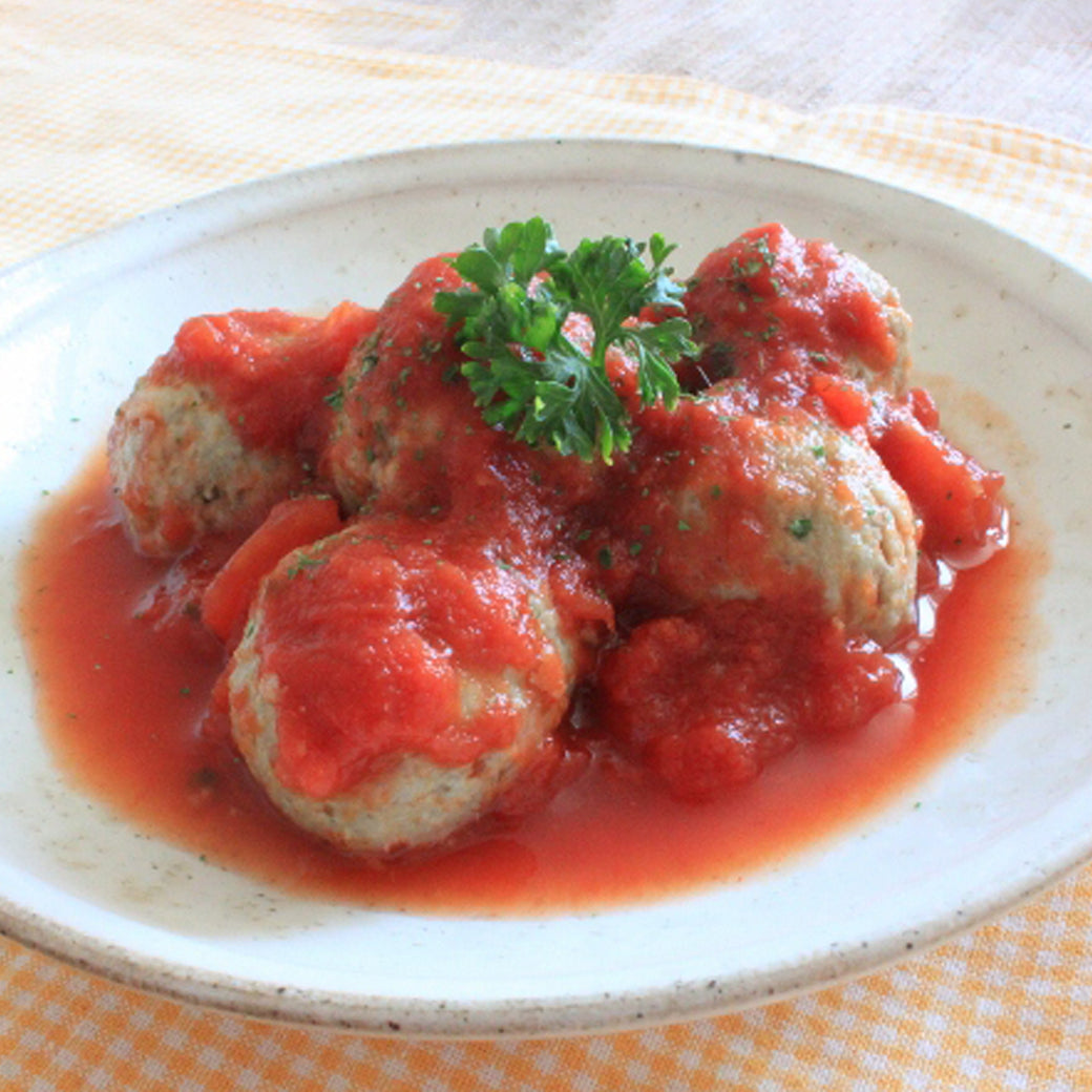 骨ごといわしつみれのトマト煮