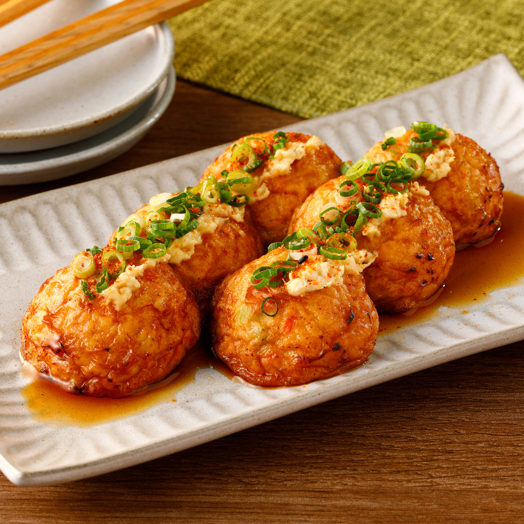 ごま豆乳揚げだしの香ばし焼き ポン酢仕立て