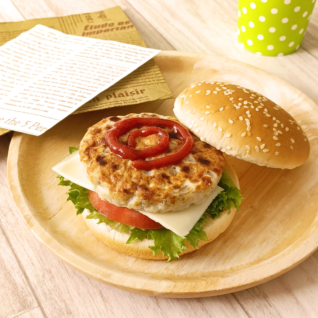 お魚ハンバーグ 鯵のハンバーガー