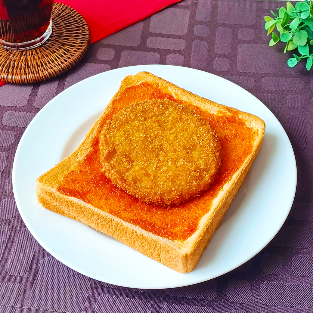 野菜フライのコチュマヨトースト