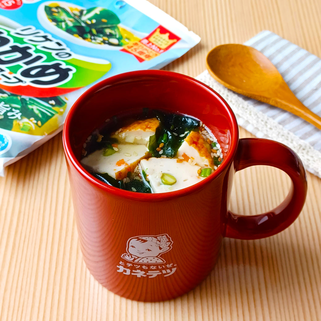 豆乳揚げだしのわかめスープ