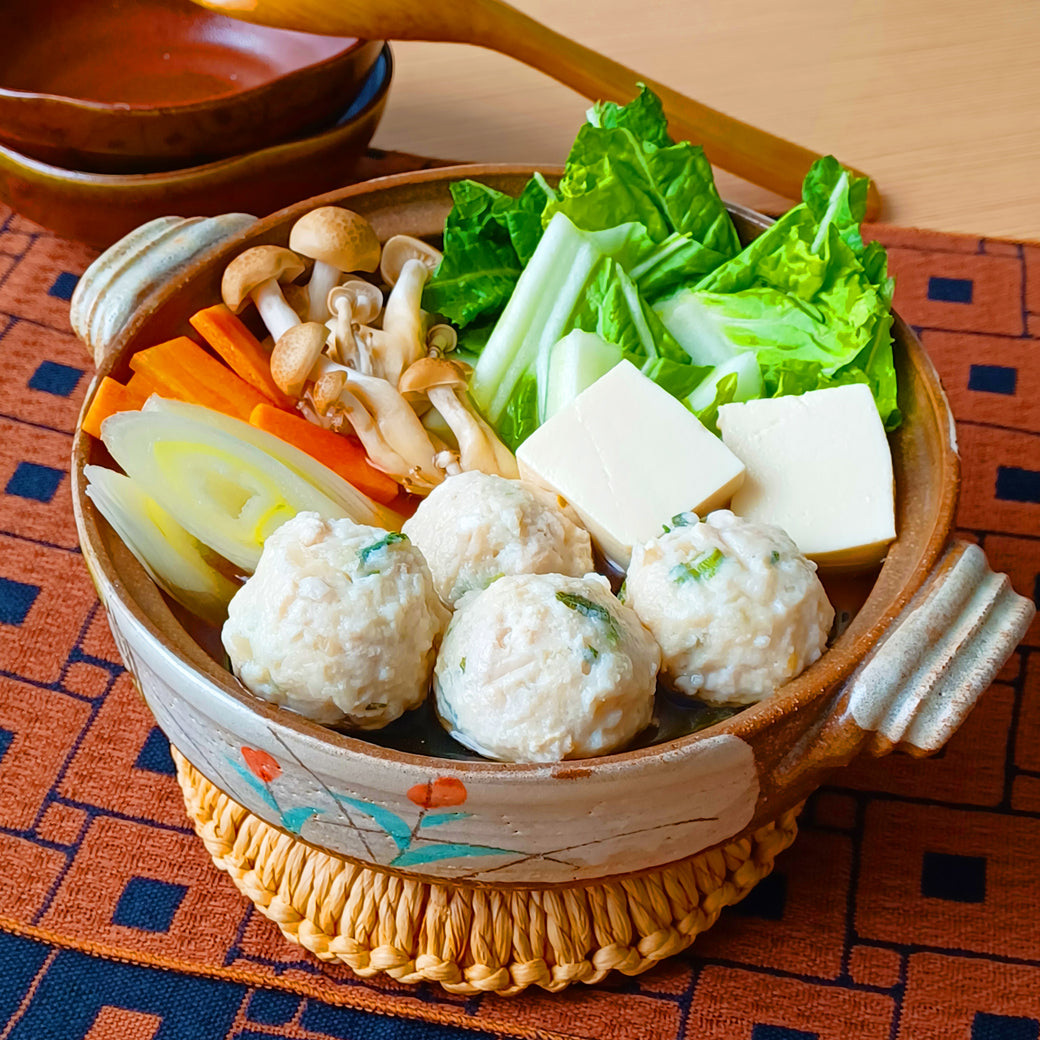 国産まぐろだんごの寄せ鍋