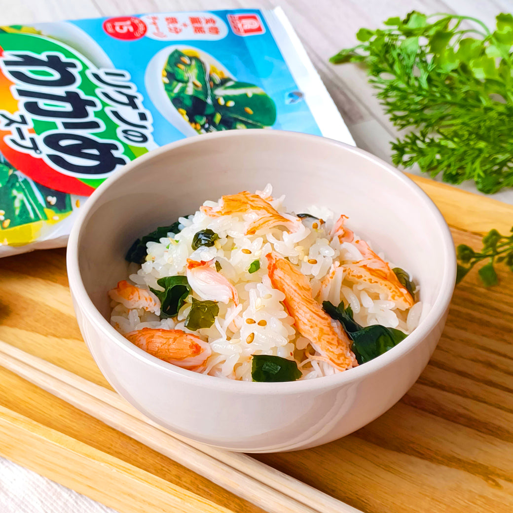 リケンのわかめスープで作る！ほぼカニの炊き込みご飯