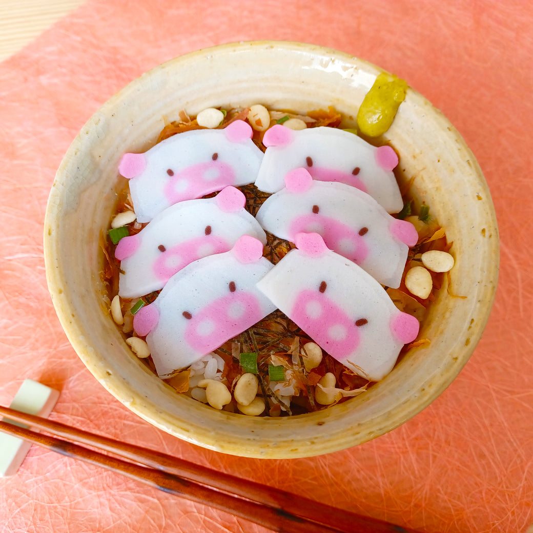 冷凍切出しぶたのたぬき丼