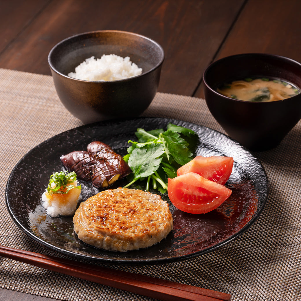 お魚ハンバーグ 鰯の定食