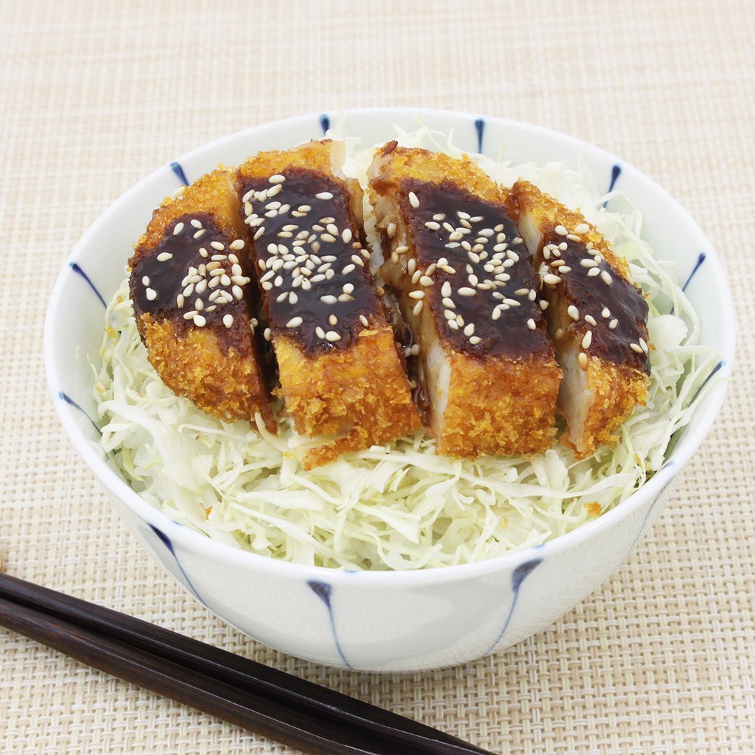 野菜フライソース丼