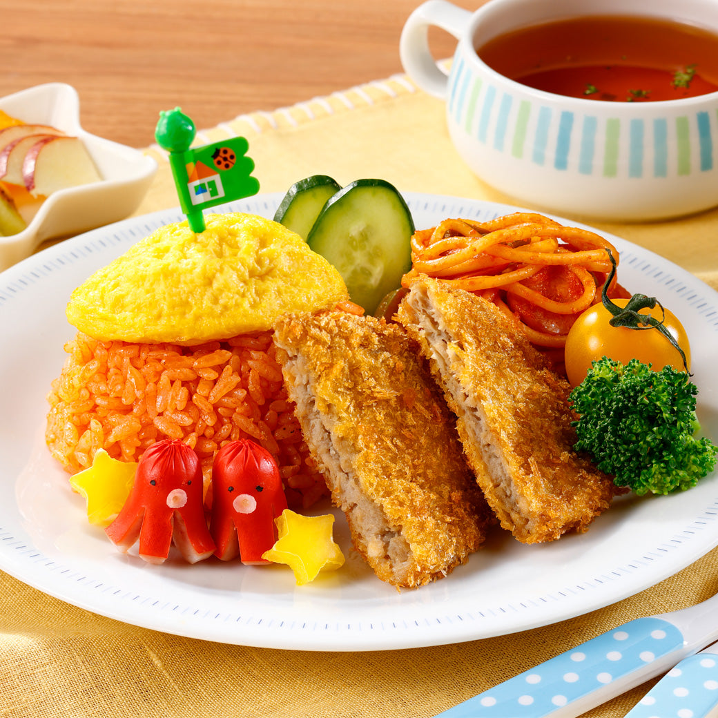 あじメンチカツのワンプレート